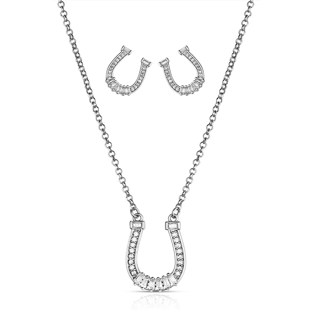 Montana Silversmiths - Ensemble de bijoux en cristal True Luck
