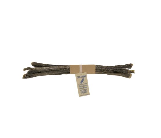 Land & Sea Gâteries Pour Chien, Peau De Morue Séchée 12" - 10 Paquets De 5 Peaux