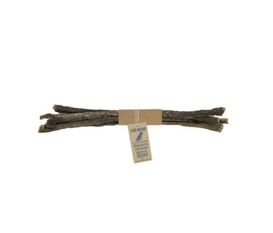 Land & Sea Gâteries Pour Chien, Peau De Morue Séchée 12" - 10 Paquets De 5 Peaux