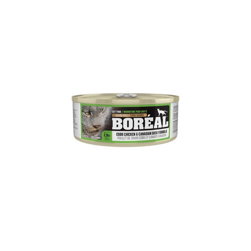 Boréal Conserve Pour Chat, Poulet Cobb & Canard Canadien 80g
