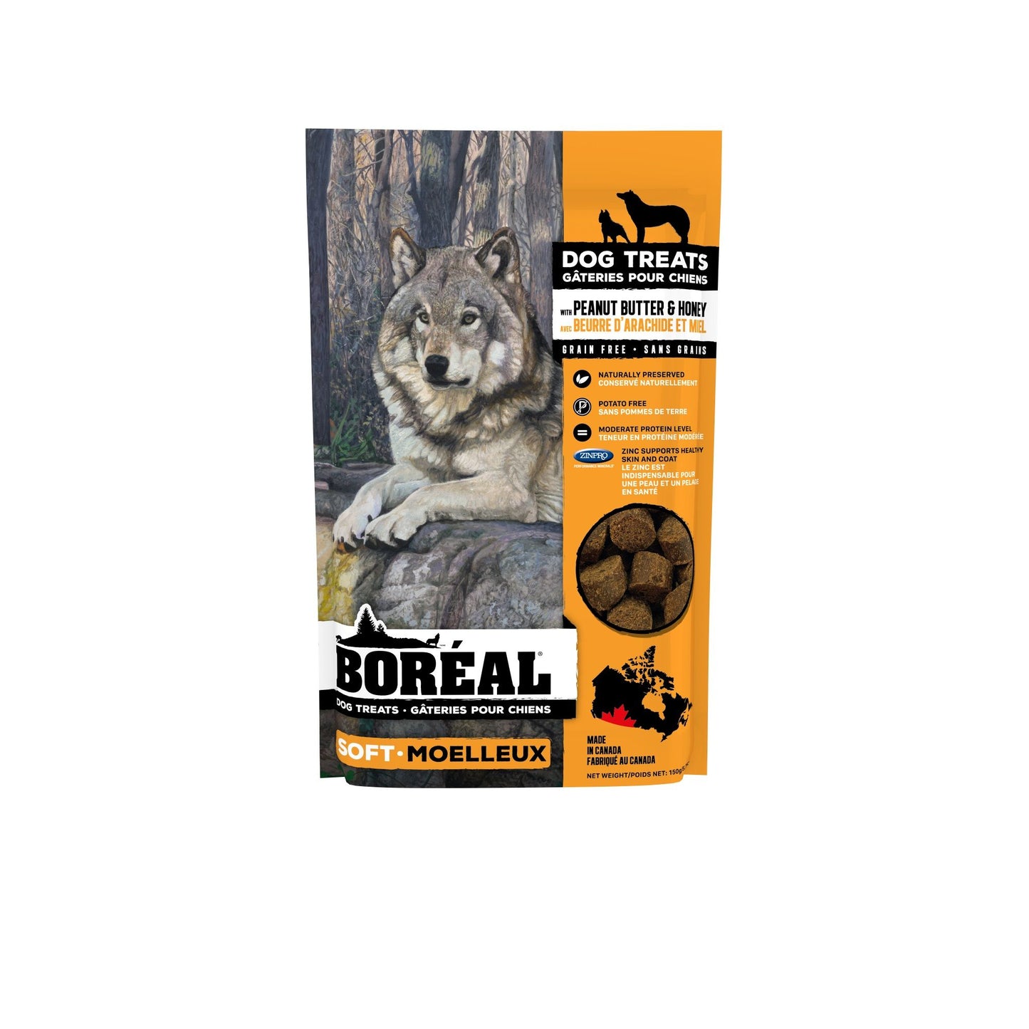 Boréal Gâteries Tendres Pour Chien, Arachides Et Miel 150gr