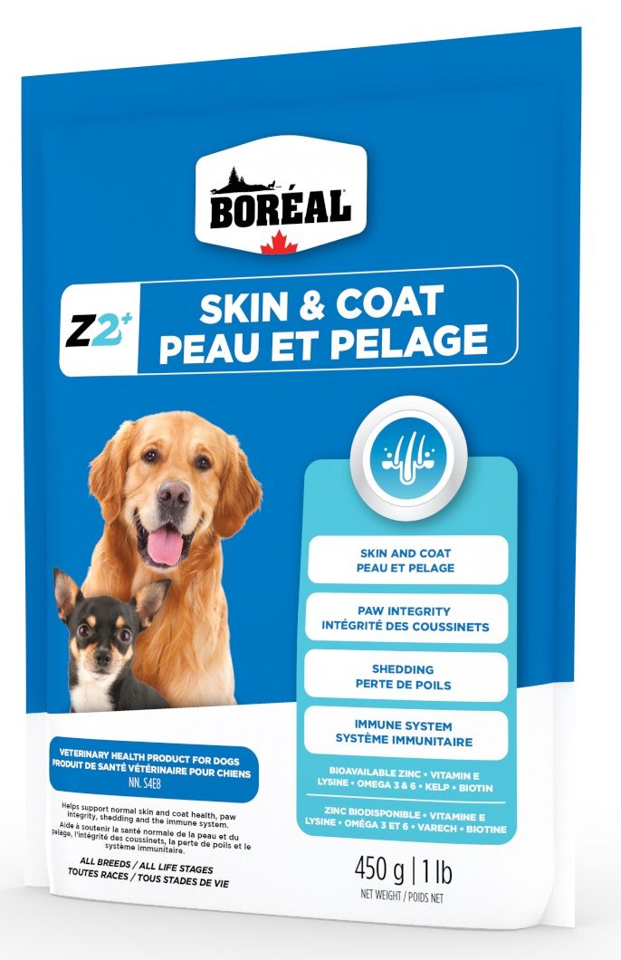 Boréal Zinpro Z2+ Suppléments De Zinc Peau Et Pelage Pour Chien 450gr