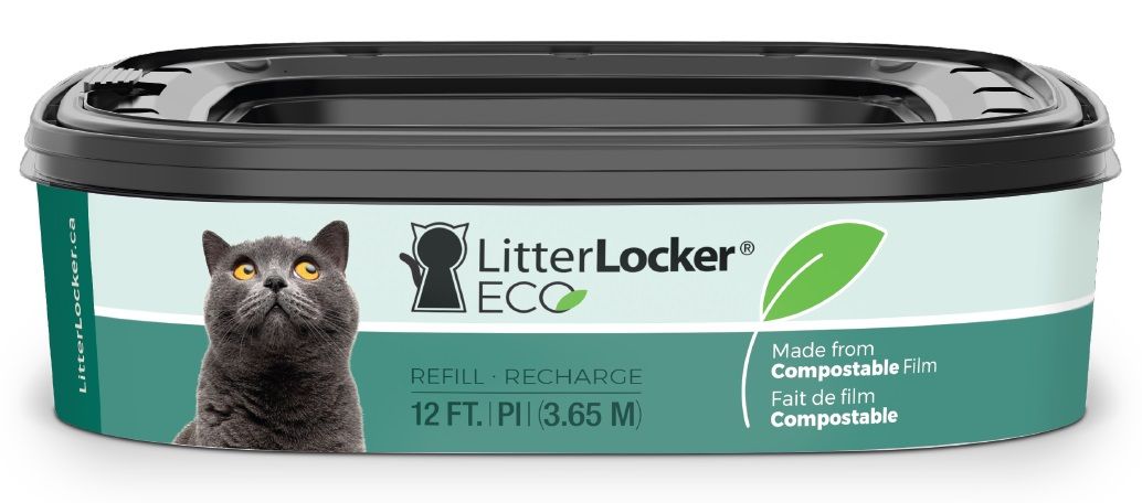 Litterlocker Eco Casette De Recharge Fait De Film Compostable Pour Litterlocker Design Plus