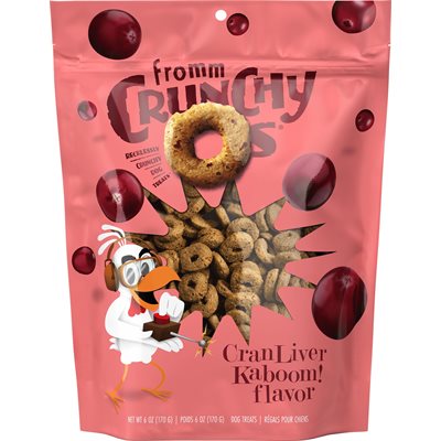 FROMM CRUNCHY O's CRANLIVER KABOOM! 6 OZ