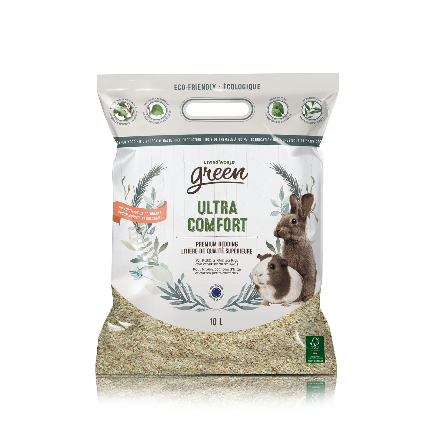Litière Ultra Comfort Living World Green De Qualité Supérieure