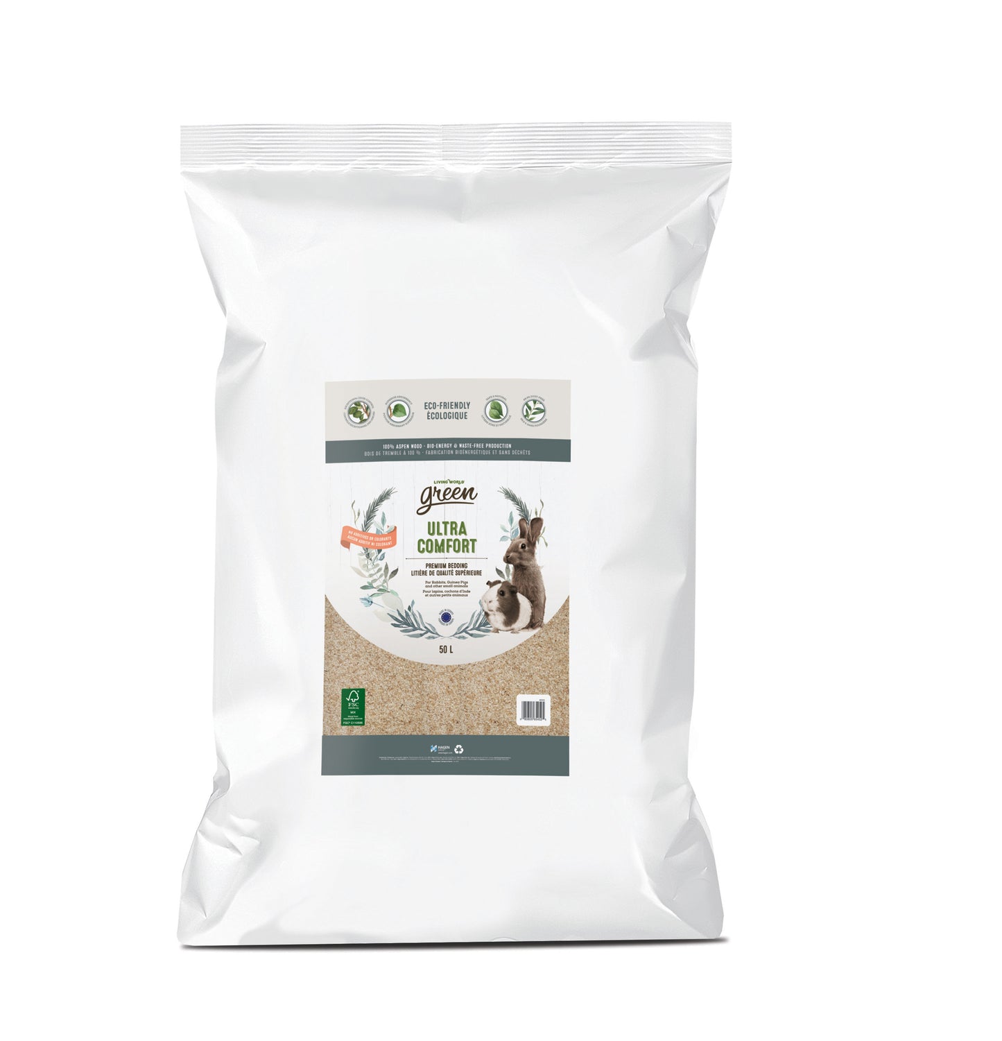 Litière Ultra Comfort Living World Green De Qualité Supérieure