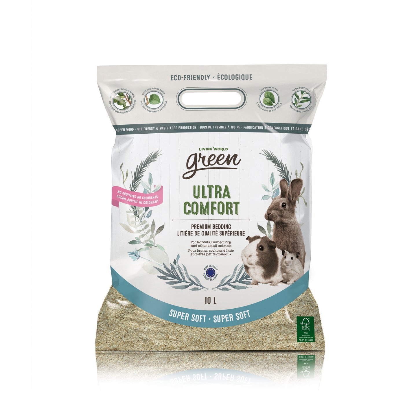 Litière Ultra Comfort Living World Green De Qualité Supérieure