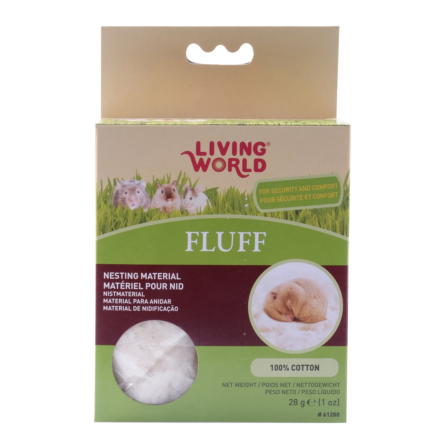 Duvet Living World pour hamsters, 28 g (1 oz)