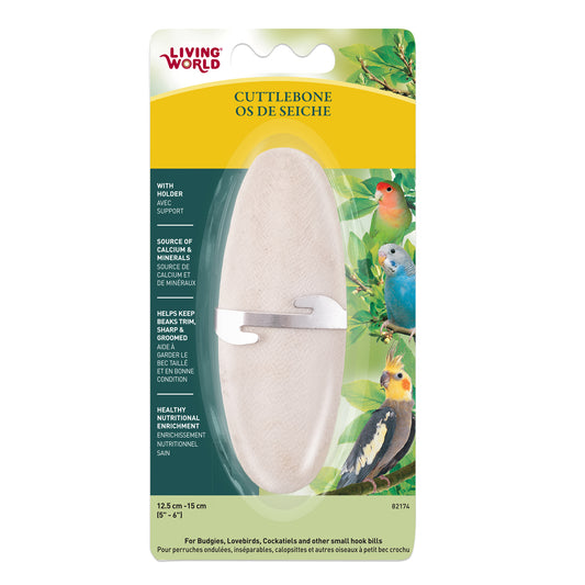 Os de seiche Living World avec attache, moyen, 13,5 à 15 cm (5 à 6 po)