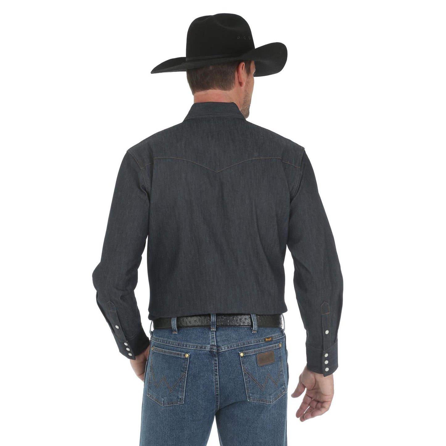 Wrangler Advanced Confort Workshirt Denim pour Homme