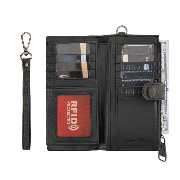 Porte-feuille Montana West Collection brodée