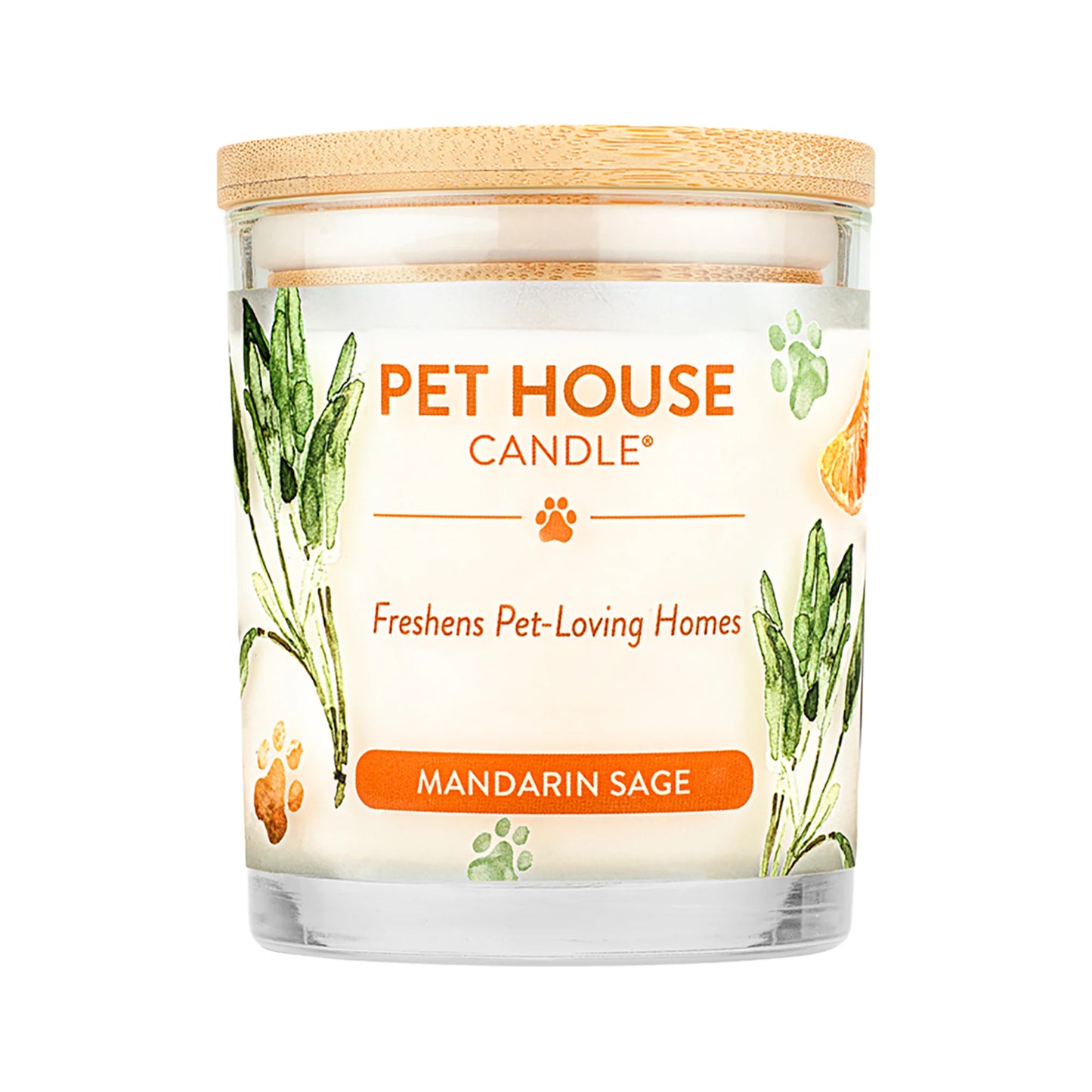 PetHouse bougie mandarine sage 9oz