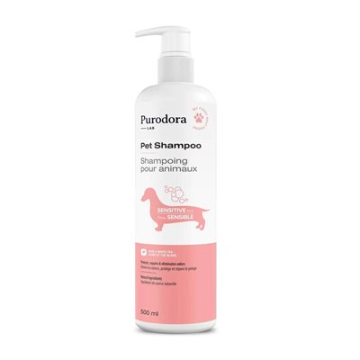 Purodora Lab, Shampoing Pour Animaux à La Peau Sensible 500M