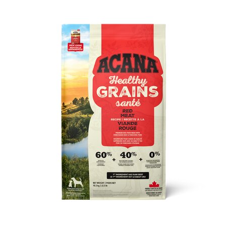 Acana Grains Sante Viande Rouge 10.2Kg