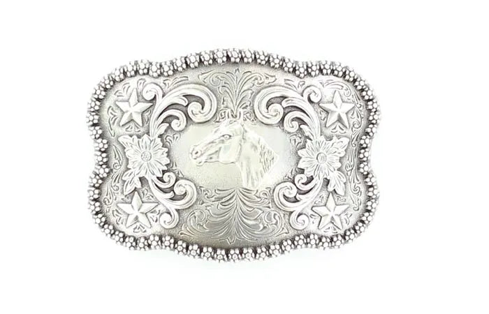Boucle de ceinture à tête de cheval Nocona