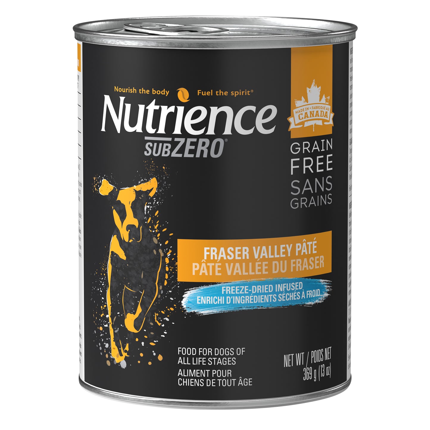 Nutrience SubZero pour chiens, Vallée du Fraser, 369 g