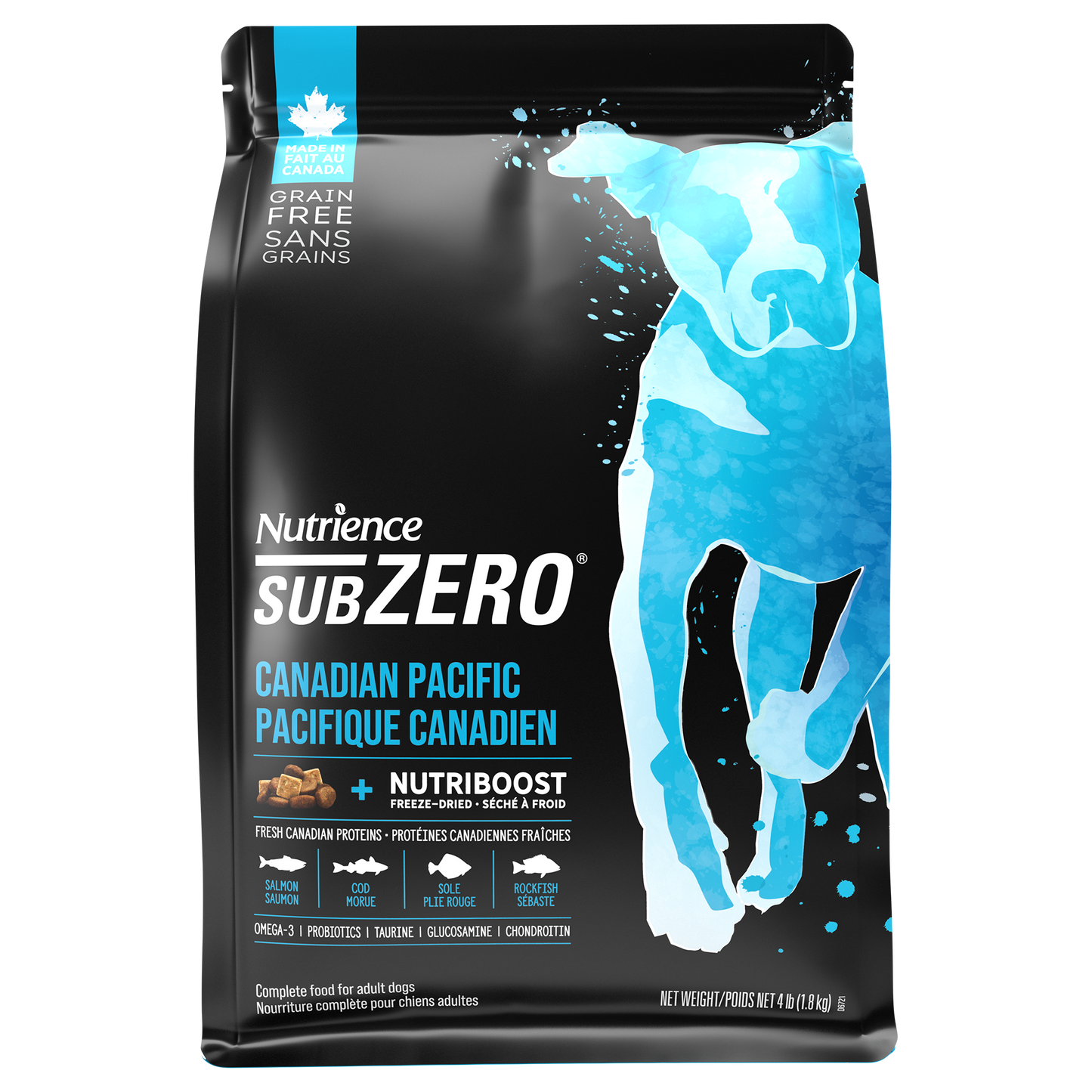 Nutrience SubZero pour chiens, Pacifique canadien,1,8 kg