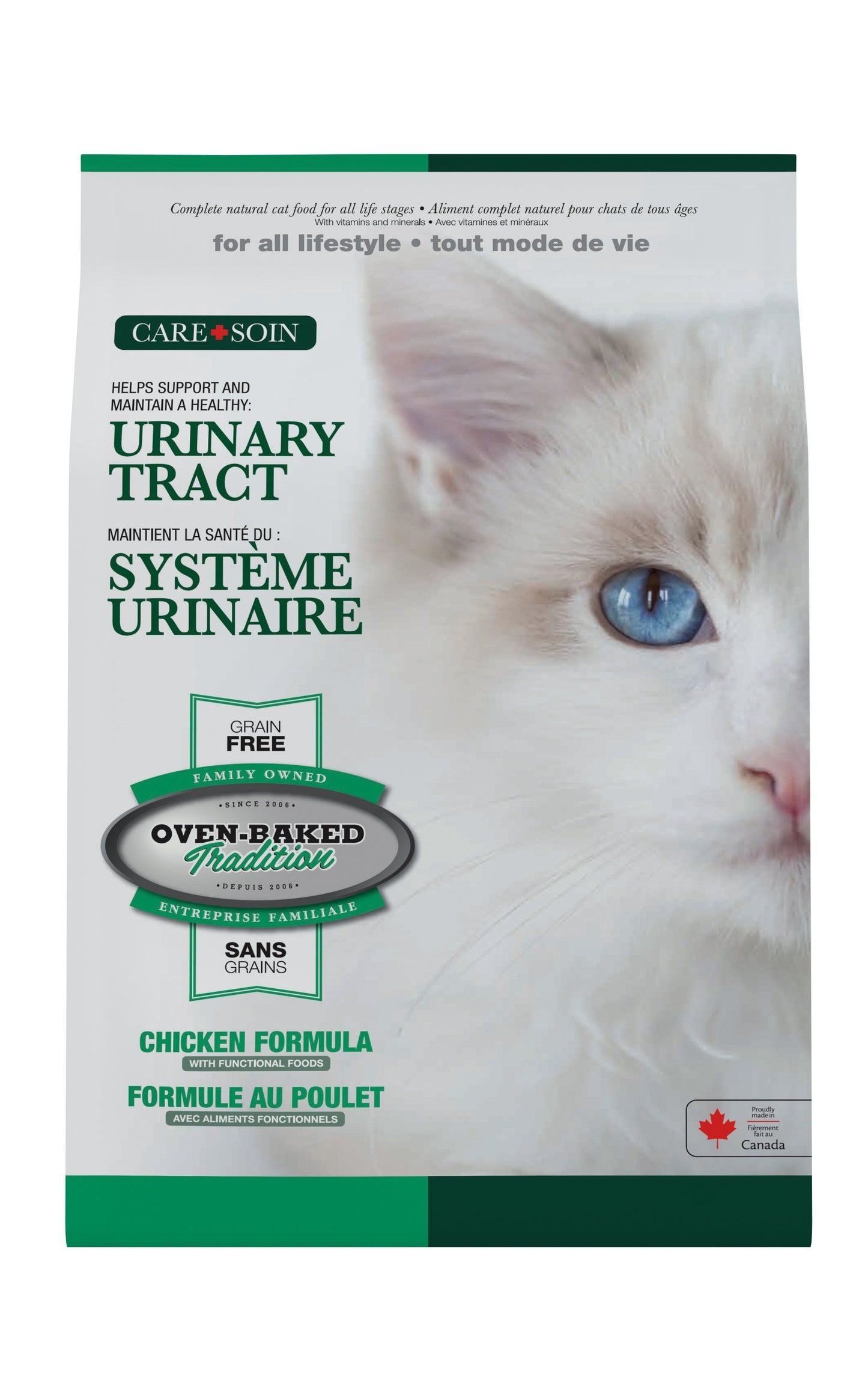 Ovenbaked tradition Nourriture Sèche Sans Grains Pour Chat / Système Urinaire - Poulet 10 Lb