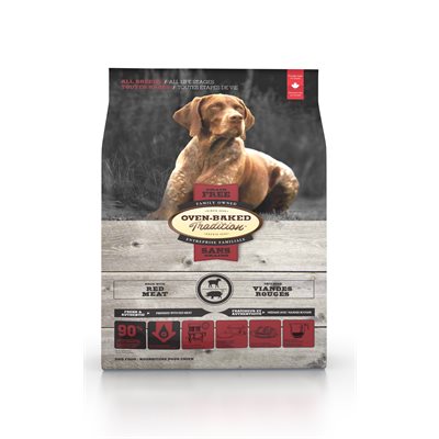 OvenBaked Tradition Chien sans grains Viande Rouge 25Lbs