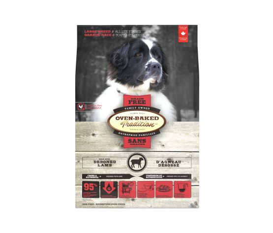 Obt Nourriture Sèche Sans Grains Pour Chien De Grande Race - Agneau 5 Lb