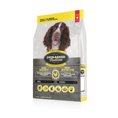 Ovenbaked Chien Nourriture Semi-Humide Poulet 5Lbs