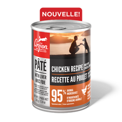 Orijen Pâté chien Recette Poulet et Foie 363g