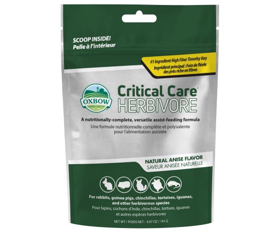 Oxbow Critical Care - Suppléments Pour Herbivore, Saveur D'anis 141gr