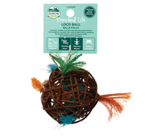 Oxbow Rongeur Gâterie A Mâcher Balle Folle
