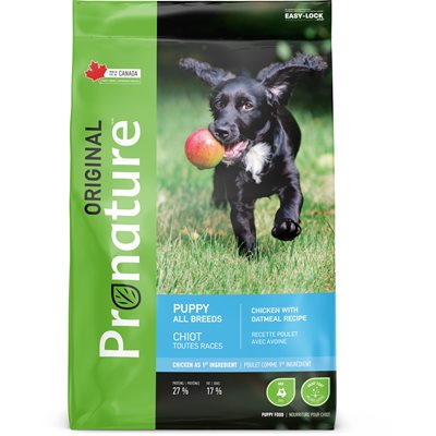 Pronature Nourriture Pour Chiot, Toutes Races - Recette Au Poulet 4 Kg