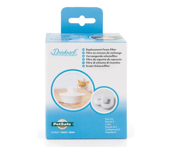 Petsafe Pre-filtre En Mousse Pour Fontaine Drinkwell 360ss Et Porcelaine Pqt 2