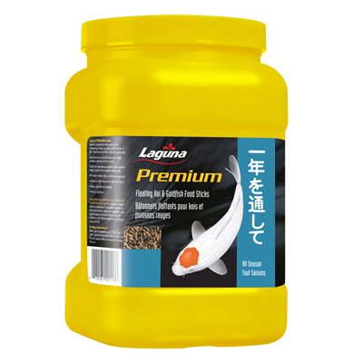Bâtonnets flottants toutes saisons Premium Laguna pour koïs et poissons rouges, 240 g (8,5 oz)