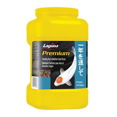 Bâtonnets flottants toutes saisons Premium Laguna pour koïs et poissons rouges, 480 g (17 oz)
