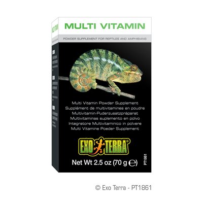 Supplément de multivitamines Exo Terra en poudre, 70 g (2,5 oz)