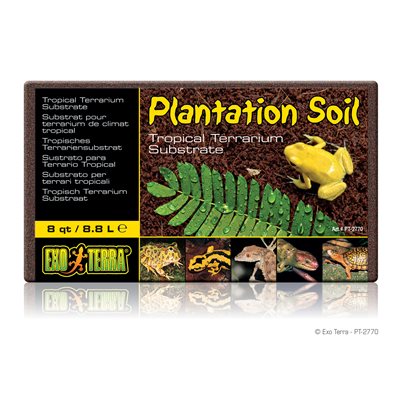 Terre pour plantation Plantation Soil Exo Terra, 8,8 L (8 pte)