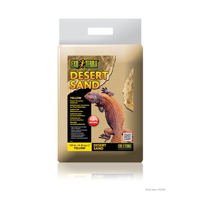 Sable du désert Desert Sand Exo Terra, jaune, 10 lb (4,5 kg)
