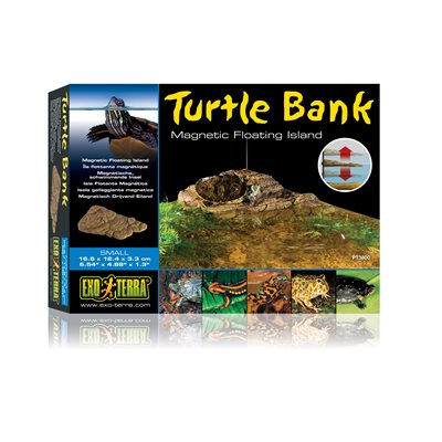 Talus Turlte Bank Exo Terra pour tortues, petit, 16,6 x 12,4 x 3,3 cm (6,54 x 4,88 x 1,3 po)