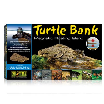 Talus Turtle Bank Exo Terra pour tortues, grand, 40,6 x 24,0 x 7,0 cm (15,98 x 9,45 x 2,76 po)