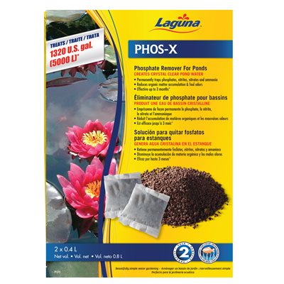 Éliminateur de phosphate Phos-X Laguna, traite jusqu’à 5 000 L (1 320 gal US)