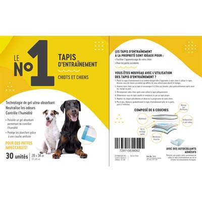 Le No.1 Tapis D'Entrainement Regulier 30/Pqt