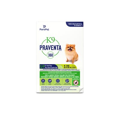 K9 Praventa 360 Chien Petit 1 Tube