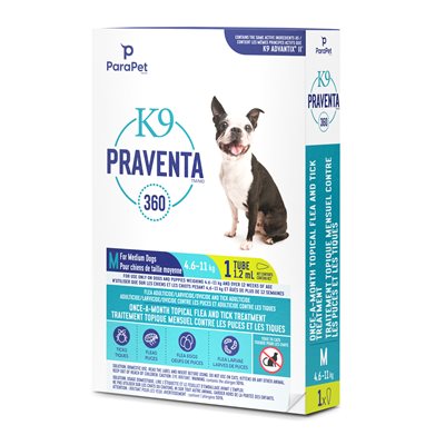 K9 Praventa 360 Chien Moyen 1 Tube