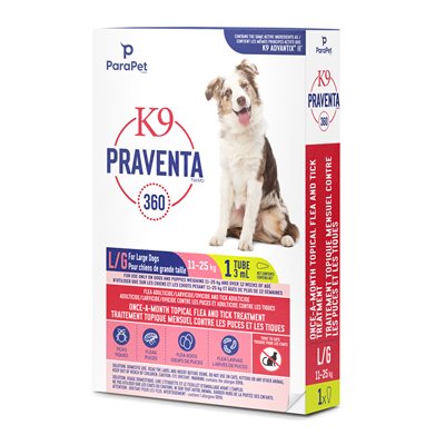 K9 Praventa 360 Chien Grand 1 Tube