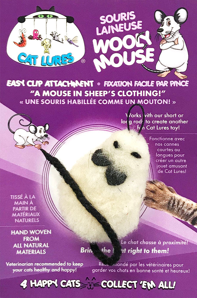 Cat Lures Wooly Mouse 4X1.5X1