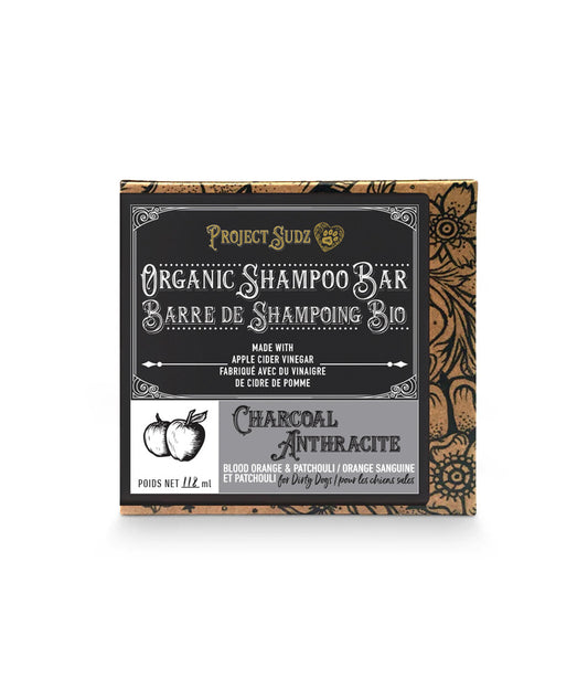 Project Sudz shampoing Bio en barre au charbon 4oz