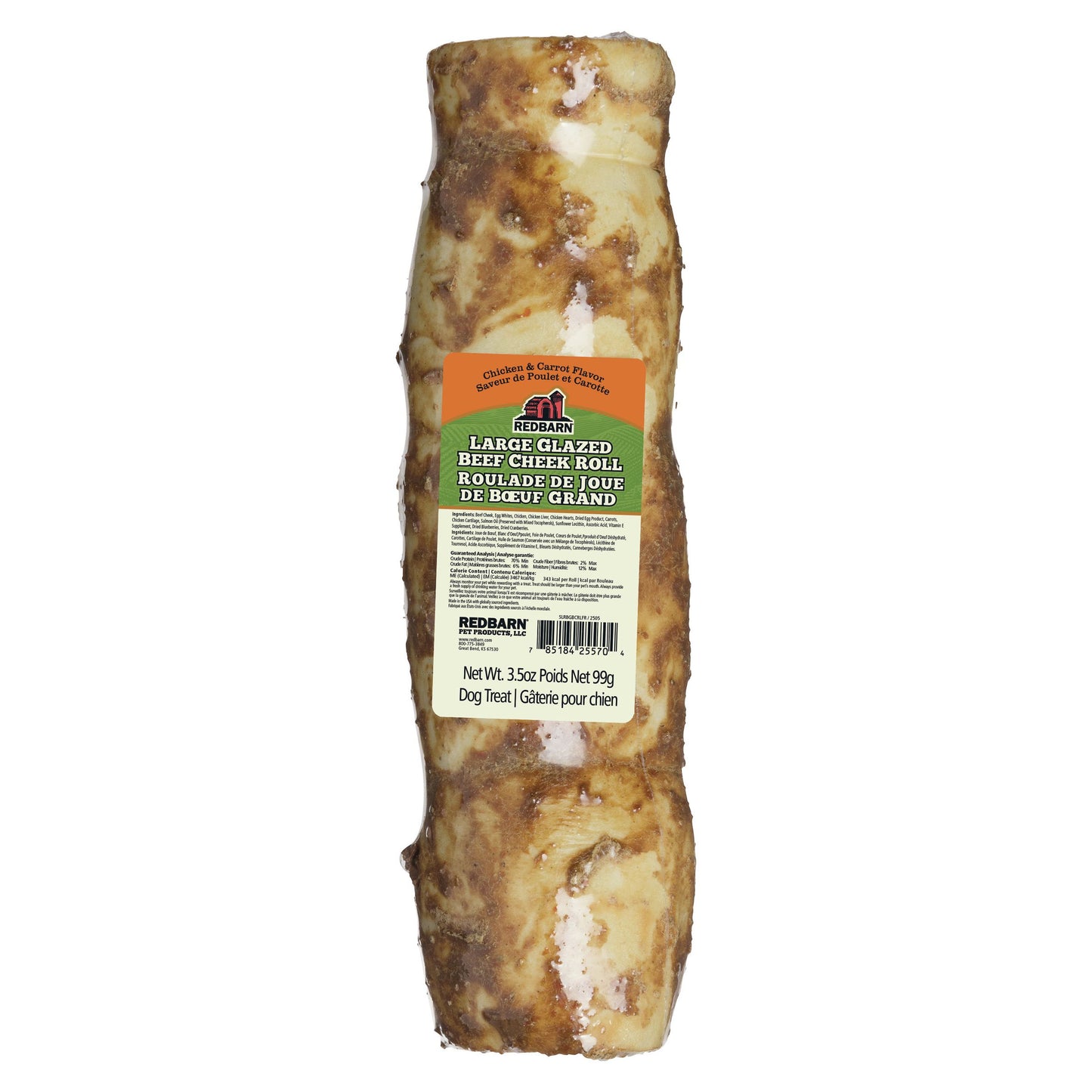 Redbarn Roulades De Joues De Boeuf Glacé, Saveur De Poulet, Grand