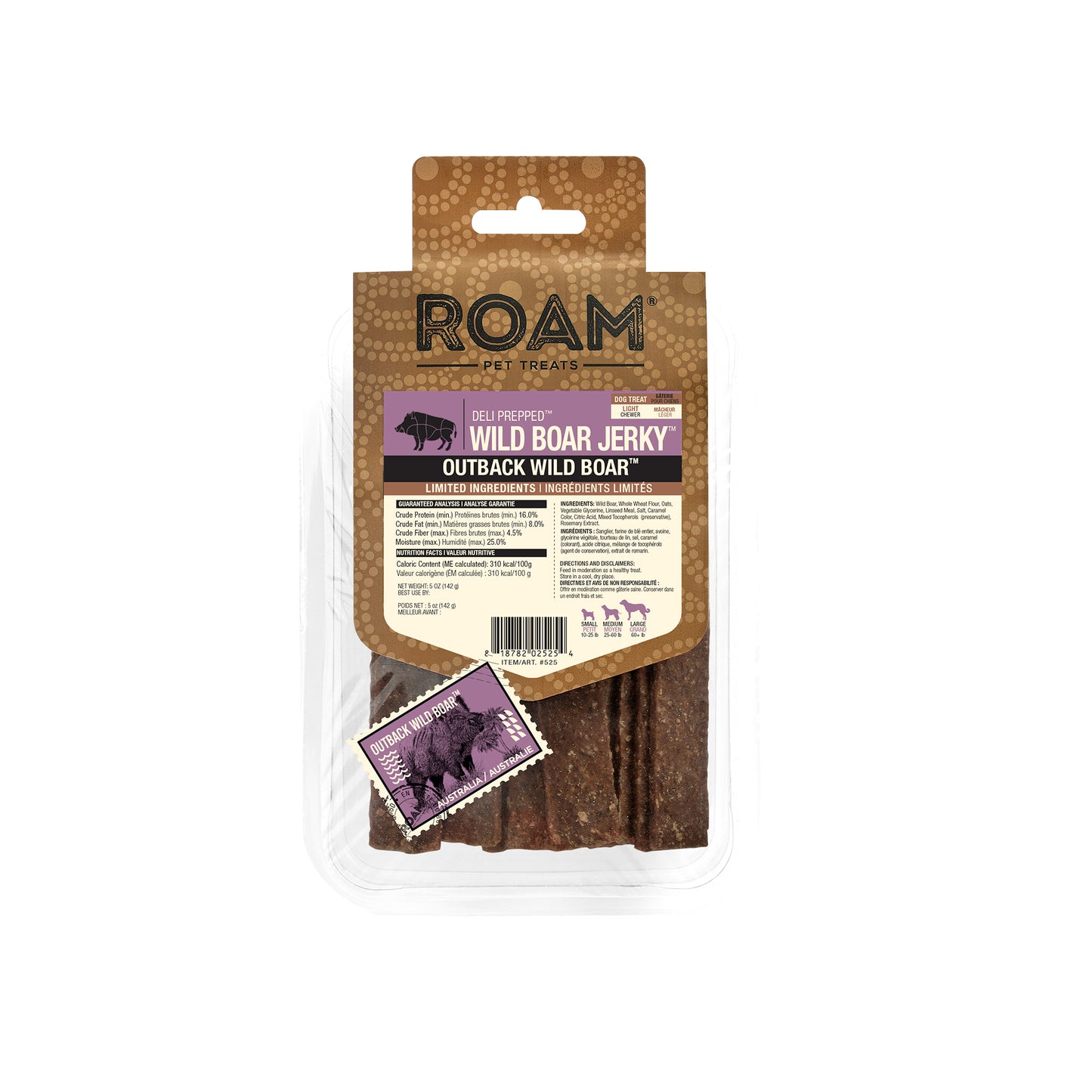 Roam Wild Boar Jerky 142g