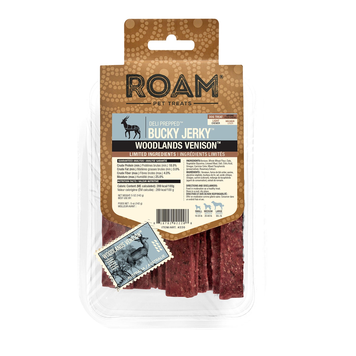 Roam Bucky Jerky 142g