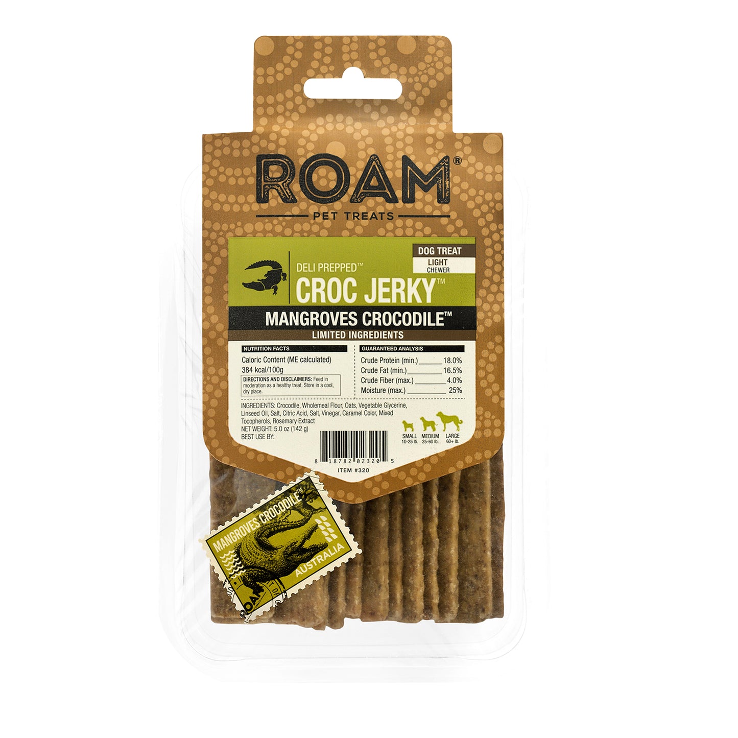 Roam Croc Jerky 142g
