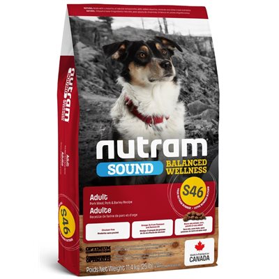 Nutram Sound (S46) Chien Porc 25Lbs