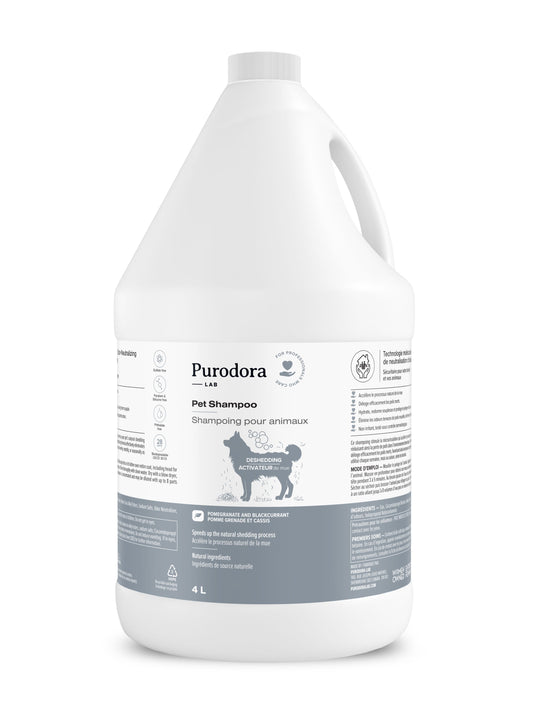 Purodora Lab, Shampoing Pour Chien, Activateur De Mue 4 Litres